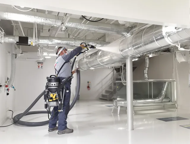 Professional central duct cleaning by Groton Air Duct Cleaning in Groton