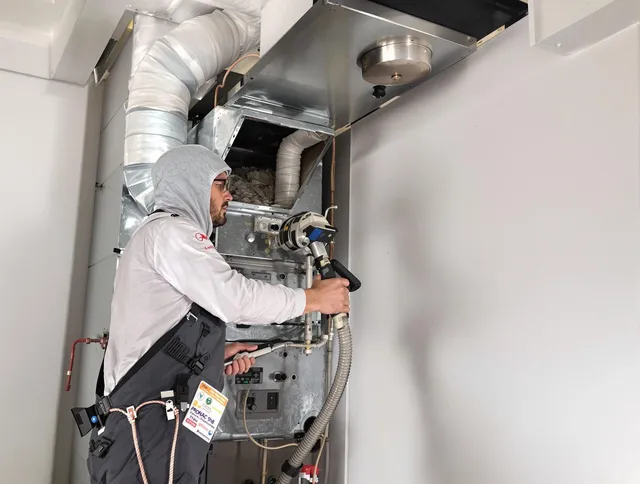Expert furnace duct cleaning by Groton Air Duct Cleaning in Groton